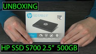 Disco SSD HP S700 2,5'' 500GB - Unboxing