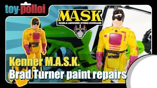 Vintage M.A.S.K. Brad Turner paint repair guide - Toy Polloi