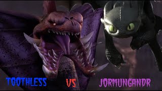 Toothless vs Jormungandr - Back From The Dead - Skillet