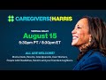 #CaregiversForHarris