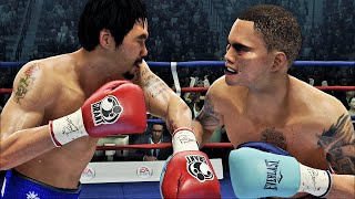 Manny Pacquiao vs Marcos Maidana Full Fight - Fight Night Champion Simulation