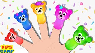 Gummy Bear Finger Family Song + More Nursery Rhymes And Kids Songs | KidsCamp