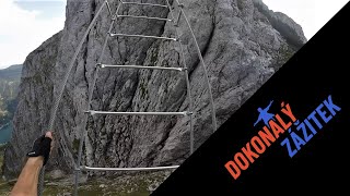 Donnerkogel Intersport Klettersteig s lanovým žebříkem do nebe😮