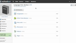 Add Course Materials