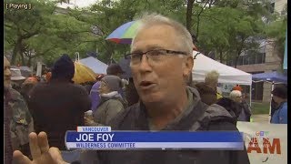 2017 06 15 TV News Story - Site C dam protest at BC Hydro office