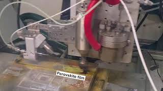 Ultrafast processing of perovskite solar cells