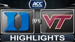 2013 ACC Football Highlights | Duke vs Virginia Tech | ACCDigitalNetwork