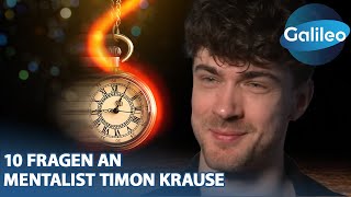 10 Fragen an Mentalist Timon Krause: Magie oder einfaches Handwerk?