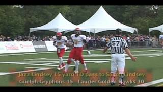 Guelph Gryphons vs Laurier Golden Hawks Sept 29th 2012