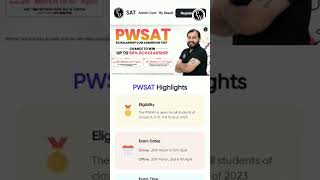 PWSAT Scholarship Registration | How To Register For PWSat?