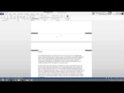 Page numbers starting from a specific page in Word 2013 tutorial for beginners Page numbers starting from a specific page in Word 2013 tutorial for beginners
