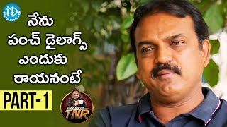 Director Koratala Siva Exclusive Interview - Part #1 | Frankly With TNR | Talking Movies with iDream