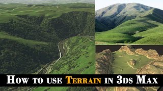 How to use Terrain in 3ds Max