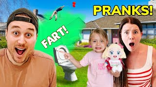 Pranking My Family - Who Farted and Who Got pranked with a Water Balloon!