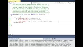 Menu Driven Program with Functions Part 2