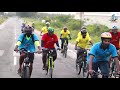 kovai pedallers pollachi to nadupuni ride along with nehru group of institutions