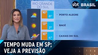 Chuva e frio atingem São Paulo; confira a previsão do tempo  | SBT Brasil (14/05/24)
