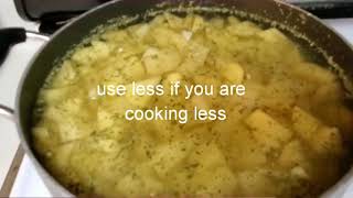 DELECTABLE STEWED CHICKEN WITH GARLIC MASHED POTATOES