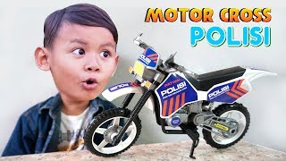 Mainan Motor Trail Polisi Indonesia Mini | Motor cross Mini Anak Kecil | Police Motor Cross Toys