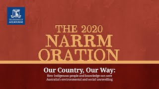 The 2020 Narrm Oration with Associate Professor Michael-Shawn Fletcher