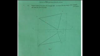 #13 TRUE SHAPE of triangle, using Auxiliary Line method. /Lamina #td