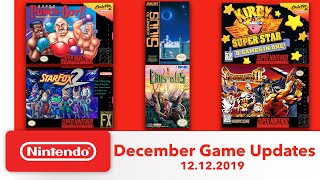 NES & Super NES - December Game Updates - Nintendo Switch Online