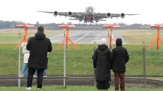 What an amazing crowd moment when The World’s  Largest passenger Jet Airbus A380 Takeoff \u0026 Landing