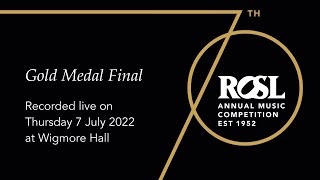 ROSL Gold Medal Final 2022 at Wigmore Hall