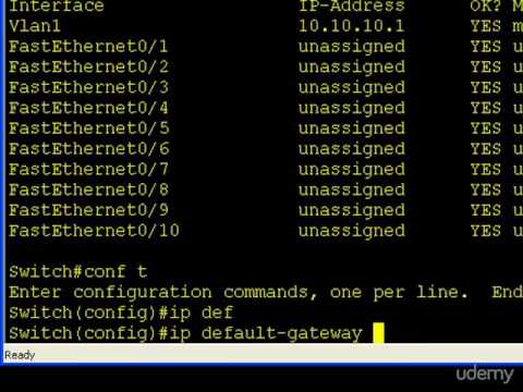 22. How to Configure a Switch IP Address 22. How to Configure a Switch IP Address