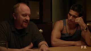 Louie FX: Louis CK awkwardly explains he's not gay to Ramon