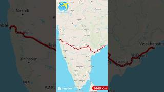 Visakhapatnam To Mumbai, Travel route | Mumbai LTT express #train #trend #railway #mumbai #shorts