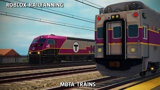 [Roblox Railfanning]: MBTA Trains