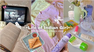 Day In My Life ❄️🌸| Aesthetic Vlog Indian| Living Alone for a Day | Life of Introvert Girl🤍