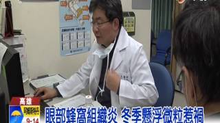 【中視新聞】空污過敏童眼珠不能轉   病例暴增5成恐致腦炎、中耳炎 20150110