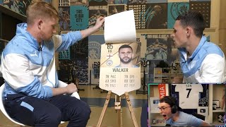 nick reacts to 78 pace Kyle Walker FIFA 22 card