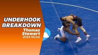 Underhook Attacks Breakdown -Thomas Stewart NCAA 2024 Wrestling