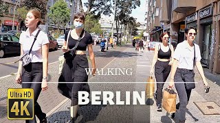Berlin, Germany Walking Tour. Walking Bismarck Strasse.Adenauerplatz. Online Tour in Berlin 4K 60fps