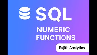SQL Tutorials | Numeric functions