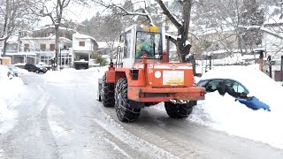 Χιονοπτώσεις στην ορεινή Εύβοια