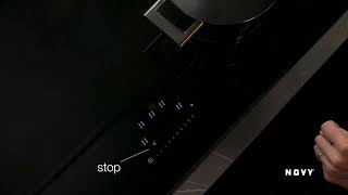 Novy Induction Hob: Stop and Go Function