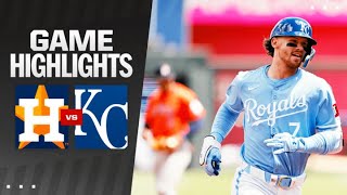 Astros vs. Royals Game Highlights (4/11/24) | MLB Highlights