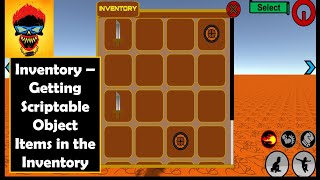 Unity Game - Inventory - Getting Items in Inventory with Scriptable Objects