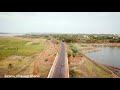 aerial view of backwaters of bagalkot