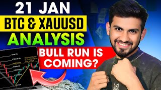 21 JAN BTC \u0026 XAUUSD ANALYSIS VIDEO | BTC ANALYSIS | The  Smart Trader |#btc #xauusd