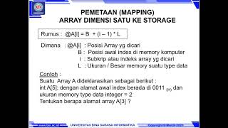 Struktur Data - Array - Pertemuan 1