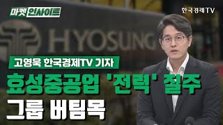 효성중공업 '전력' 질주…그룹 버팀목 / 기자 리포트 / 한국경제TV