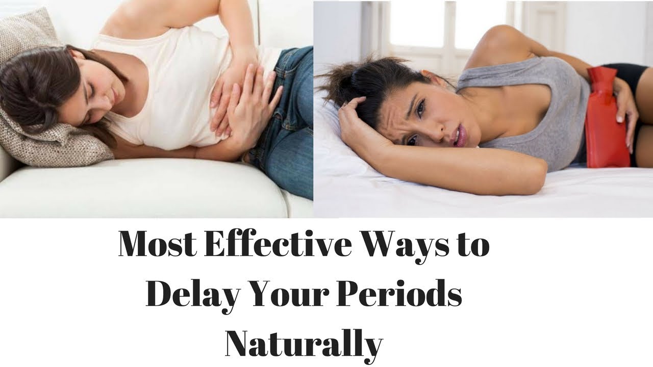 Most Effective Ways To Delay Your Periods Naturally - YouTube