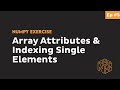 NumPy Array Index to Access Single Element - Complete Python NumPy Tutorial for Beginners #4