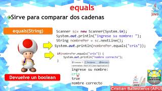 Clase String y Operaciones en JAVA TEORIA INH PARTE 3/4