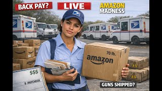 📢USPS BACK PAY, AMAZON OVERLOAD, AND SHIPPING GUNS?! LIVE REACTION